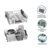 Bosch 13 Place Settings, Free Standing Dishwasher (SMS66GW01... - Image 9