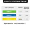 Boldfit Resistance Bands Mini Loop Set (Pack of 3) Hip Band ... - Image 7