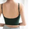 Acnos Black Green Grey Women Cotton Padded Wire Free Sports ... - Image 7