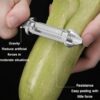 ZEVON® Stainless Steel Peeler for Vegetables and Fruits, 3 i... - Image 10