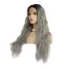 26 inch Natural Long Wave Synthetic Wig Front Lace Wig Heat ... - Image 3