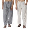 Aatman One Size Men\'s Eco-Friendly Cotton Pyjama Pack of 2 ... - Image 2