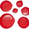 MECGREEN 6-Piece Air Fryer Silicone Liner Set | Non-Stick, H... - Image 9