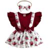 Niren Enterprise Baby Girls Modal Febric Floral Printed Stra... - Image 2