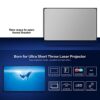BIG VUE Projector Screen 16:9 Ambient Light Rejecting Projec... - Image 4