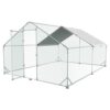 Unovivy Large Metal Chicken Coop Run, Outdoor Walk-In Poultr... - Image 2