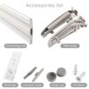 HOWHY Lateral Opening Door Hinge Set, Load-Bearing 15.4lb He... - Image 8