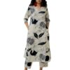 GoSriKi Women\'s Rayon Blend Straight Printed Kurta with Pal... - Image 2