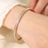 Shining Diva Fashion Latest Stylish Stainless Steel Bangle G... - Image 3