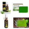 Aloeneem & Tulsi Soap (4 Pack) & Hair Oil Bhringaraj For Men... - Image 4