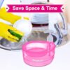 SWAPKART Plastic Pack of 2 Double Layer Soap Dispenser for B... - Image 4