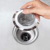 Decorcrafts Stainless Steel Sink Strainer Kitchen Drain Basi... - Image 2