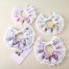 PSK PET MART Nylon Cute Bowtie Cat Dog Collar Lace Collar Pe... - Image 2