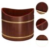 MERISHOPP®Wooden Foot Tub Comfort Foot Soaking Bucket for Wo... - Image 9