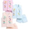Baby Boys & Baby Girl\'s Soft Cotton Casual Dress Sleeveless... - Image 2