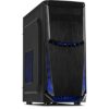 Inter-Tech Alloy Steel B-49 Midi-Tower Black Computer Case(M... - Image 2