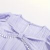 Charming Baby Girls Frock Dress Cream Knee Length Full Sleev... - Image 5