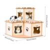 SAZ DEKOR® Cardboard Cat House Thickened Furniture Protectio... - Image 3