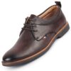 FAUSTO Men\'s Formal Lace Up Oxford Shoes for Office|Meeting... - Image 2