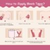 SNMMIFER Boob Tape Kit - Instant Boob Tape with 10 Nipple Pa... - Image 5