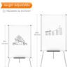 Viz-Pro Non- Magnetic Tripod Whiteboard/Flipchart Easel - Image 3