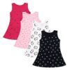 CLAP Cotton Baby Girl\'s A-Line Midi Nightdress (Light Pink,... - Image 2