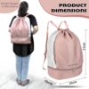 Storite Sports Drawstring Bag Backpack - Basketball Bag Gym ... - Image 3