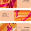 Leriya Fashion Midi Dress for Women Orange - Image 5