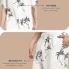 Leriya Fashion Night Dress for Men || Palm Tree Printed Rayo... - Image 6