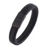Fashion Frill Stylish Bracelet For Men Leather Bracelet Magn... - Image 2