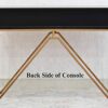 SamDecors Solid Mango Wood Black Finish with Iron Frame in G... - Image 8