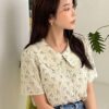 GRECIILOOKS Cotton Floral Regular Fit Long Tops Oversized Sh... - Image 10