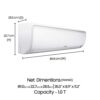 Samsung 1 Ton 3 Star Inverter Split AC (Alloy AR12RV3HEWK Wh... - Image 6