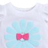 Hopscotch Girls Floral Print T-Shirt Shorts Set In Fuchsia C... - Image 4