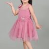 JM Enterprises Online Net Casual Knee Length Solid Frock Dre... - Image 7