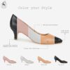 Marc Loire Women Gold Embellished Pumps Heels for Office, Pa... - Image 3