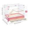 MERISHOPP Indoor Rabbits Cage Extra Large Pet Villa for Hedg... - Image 7