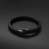 Fashion Frill Stylish Bracelet For Men Leather Bracelet Magn... - Image 6