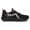 Campus Women\'s Raye Running Shoes BLK/Peach - 4UK/India - Image 3