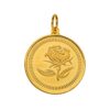 Sri Jagdamba Pearls?22kt 5 Gram Flower Yellow Gold Coin Cum ... - Image 2