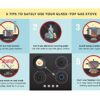 Elica Vetro Glass Top 3 Burner Gas Stove with Double Drip Tr... - Image 9