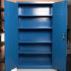 Heavy-Duty Steel Storage Cabinet, 5 Shelves, Pegboard Door P... - Image 2