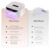 SAZ DEKOR Led Nail Lamp Led Display Large Space Nail Curing ... - Image 7