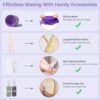 BLITZWAX Waxing Kit for Women Men Digital Wax Warmer Hard Wa... - Image 8