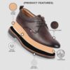 FAUSTO Men\'s Formal Lace Up Oxford Shoes for Office|Meeting... - Image 4