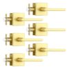 Heittis Gold Keyless Door Handle Set Passage Door Lever for ... - Image 2