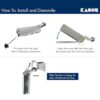 Door Closer - KASON 1094 - Hydraulic - Concealed Mount - Off... - Image 9