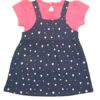 Clothe Funn New Born Knee Length Baby Girl Dress (Navy, Cora... - Image 3