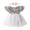 Hopscotch Girls Off-Shoulder Heart Print Casual Dress In Mul... - Image 3