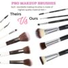 Veoni BELLE Pro Makeup brush combo set of 12 for professiona... - Image 7